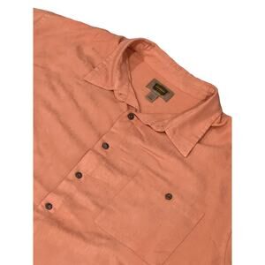 Foundry, Orange, Short Sleeve‎ Buttondown, Size 3XL, 1115A